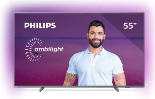 [Reembalado] Smart TV LED 55'' Philips 55PUG6794 4K | R$2.280