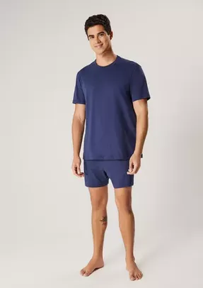 Pijama Masculino Curto + Saquinho