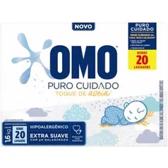 [Leve 4 pague 3] Sabão em Pó Omo Puro Cuidado Toque de Aveia - 1,6Kg | 8,64 Cada