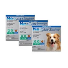 Antipulgas Nexgard G Cães 10 A 25kg 3 Tabletes Kit 3 Caixas R$413