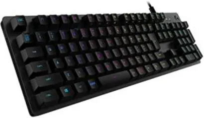 [Prime] Teclado Mecânico RGB para Jogos Logitech G512 Carbon Tactile ABNT2 | R$480