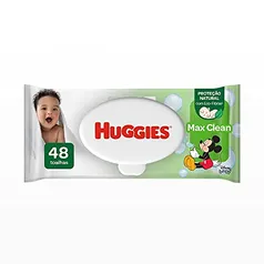 [Lev 10/Recorrência] Lenços Umedecidos Huggies Max Clean - 48 lenços