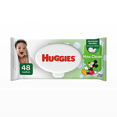 [Lev 10/Recorrência] Lenços Umedecidos Huggies Max Clean - 48 lenços