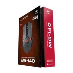 Mouse Gamer C3Tech MG-140CB 6 Botões LED Multicores - Chumbo