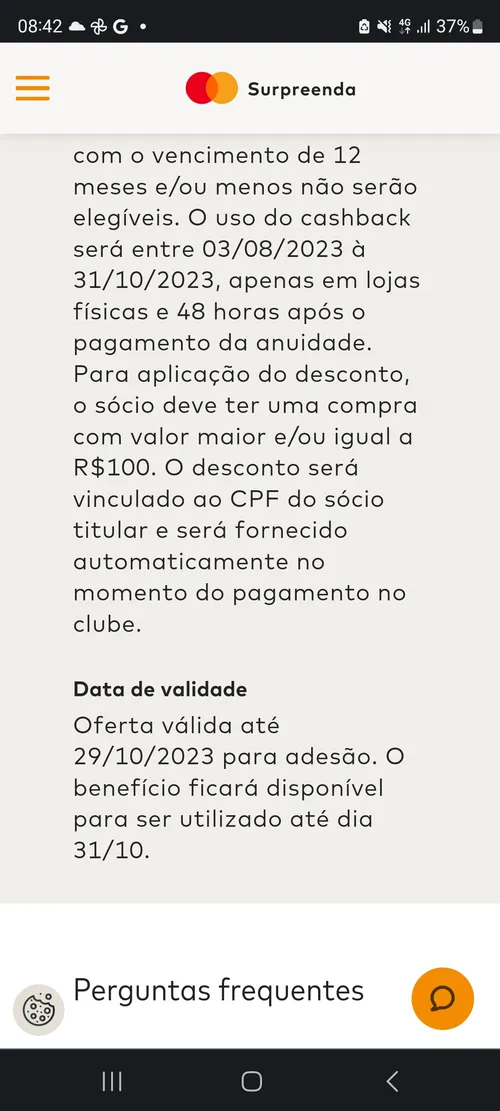 Imagen na descrição da promoção