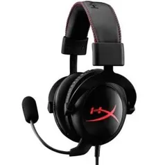 Headset Gamer HyperX Cloud Core, Preto/Vermelho | R$299