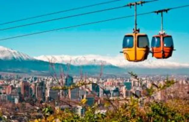 Santiago do Chile: Aéreo com 3 ou 5 Noites com café e Passeio ao Valle Nevado (acomodação dupla) | A partir de R$1.199