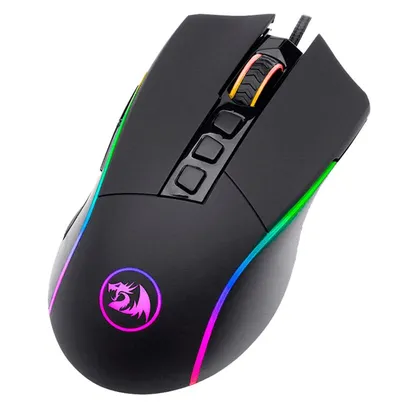 Mouse Gamer Redragon Lonewolf 2 Pro M721-PRO, RGB, 10 Botões, 32000DPI - M721-PRO