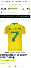 Camisa Seleção ALLEJO | R$ 40