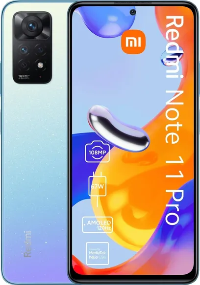 Foto do produto Smartphone Xiaomi Redmi Note 11 Pro 128GB 8GB Azul Estrela