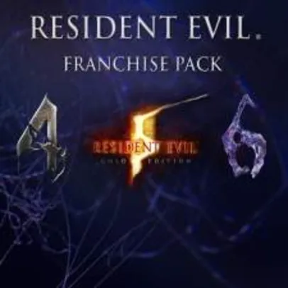 Resident Evil Franchise Pack (Resident 4 + 5 + 6) - PS3 - R$48,79