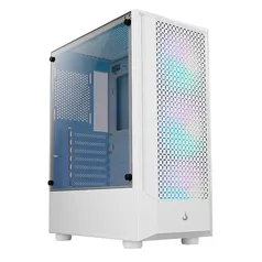 Gabinete Gamer Rise Mode Wave White, Mid Tower, ARGB, ATX, 3 Cooler Fan ARGB, Branco - RM-WA-BW-ARGB