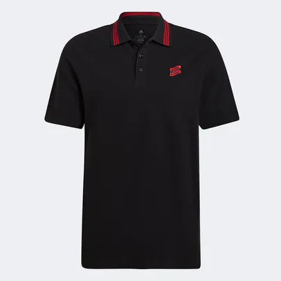 Camisa Polo Flamengo Adidas DNA Masculina - Tamanho P 