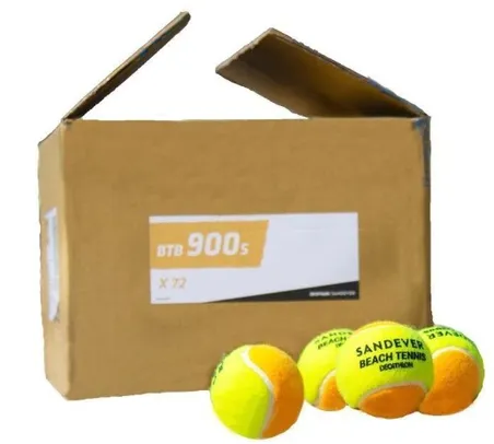 Caixa De Bola De Beach Tennis (C/ 72 Unidades) Btb 900