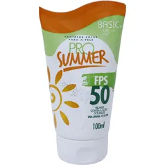 (AME R$10,79) Protetor Solar Pro Summer FPS50 100ml - basic +