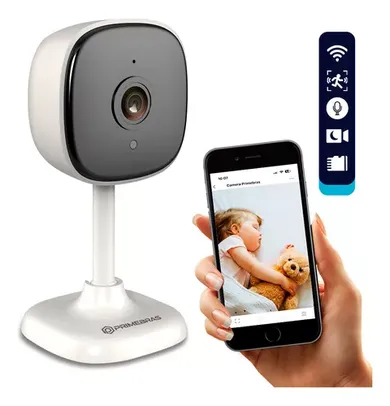 Camera Wifi Smart Visão Noturna 2mp Fullhd Primebras Microsd