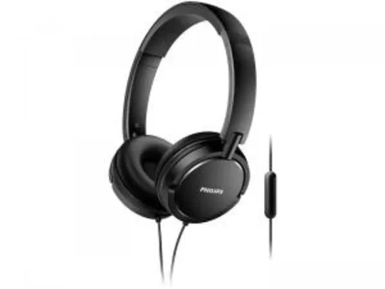 Headphone Philips Upbeat SHL5005/00 - com Microfone Preto - R$ 57
