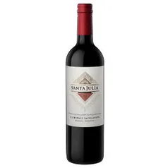 Vinho Argentino Tinto Cabernet Sauvignon SANTA JULIA Garrafa 750ml | R$24