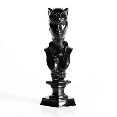 Mini Busto: Mulher-Gato - Black Edition