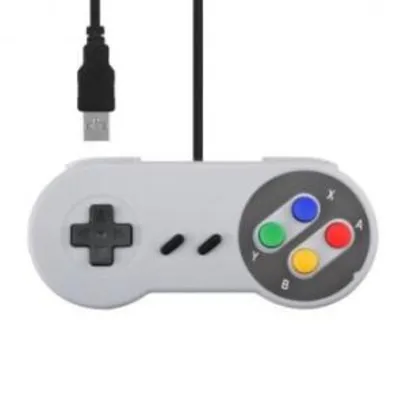 Controle USB Super Nintendo Snes | R$16