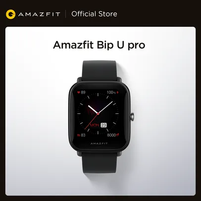 [NOVOS USUÁRIOS] Relógio Smartwatch Amazfit Bip U Pro (GPS+Alexa) | R$332