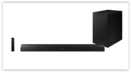 [APP/CC Ameiri/AME R$ 1053] Soundbar Samsung Hw-t555 2.1 Canais 320W | R$ 1170