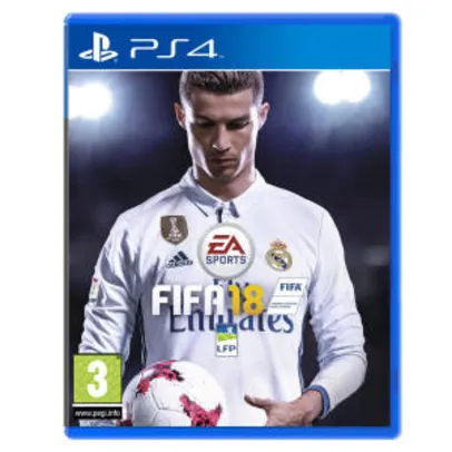 [CartãoShoptime] FIFA 18 - PS4 - R$ 170