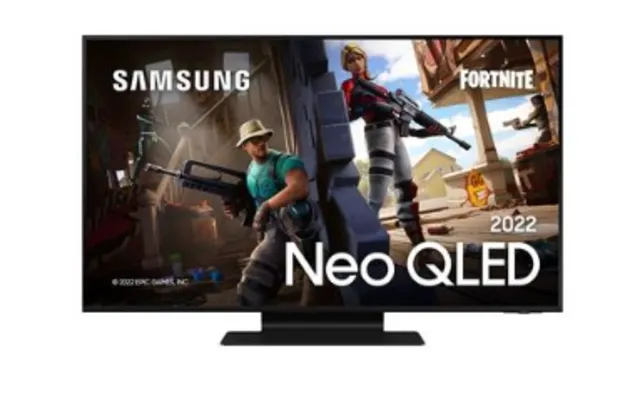 Smart TV 50 Samsung Gaming, Neo QLED, 4K, 4 HDMI, 2 USB, Bluetooth, Wifi, 144hz, QN50QN90BAGXZD