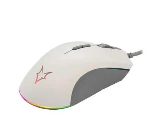 Mouse Gamer Husky Gaming Frost, Branco, 12000 DPI, 7 Botões, RGB - HGMH006