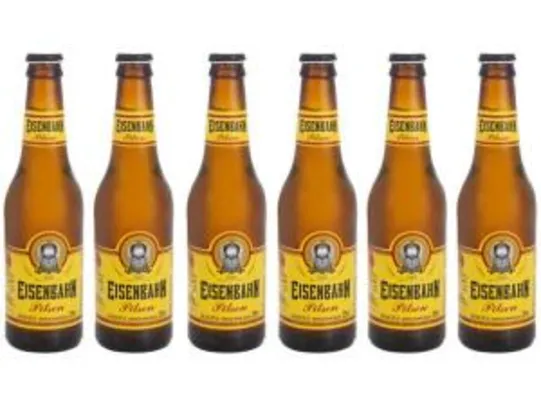 Cerveja Long Neck Eisenbahn- pack com 6. (Sai por R$1,58 a unidade no boleto) | R$26