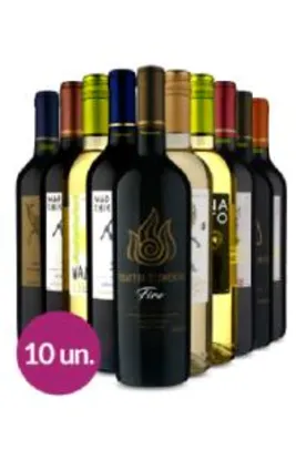 Kit 10 vinhos chilenos