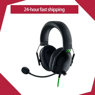 [ TAXA INCLUSA ] Headset Gamer Razer BlackShark V2 X, Esports Headset, Cancelamento de Ruído Passivo Avançado 7.1 Surround Sound, Microfone Cardióide 