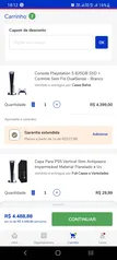 Playstation 5 mídia física + Capa protetora disponível nas Casas Bahi 