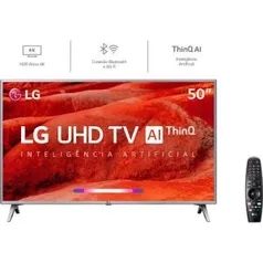 (R$1.562 com AME) Smart TV Led 50'' LG 50UM7500 4k / Controle Smart Magic!