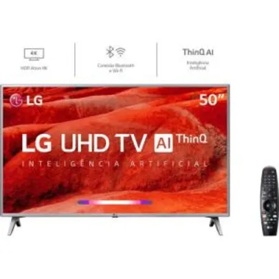 (R$1.562 com AME) Smart TV Led 50'' LG 50UM7500 4k / Controle Smart Magic!