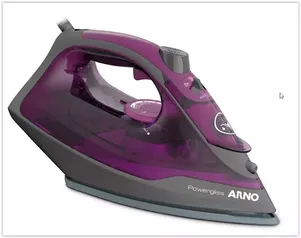 Ferro de Passar a Vapor Arno FPO1 Powergliss com Spray e Base Cerilium - Cinza/Roxo