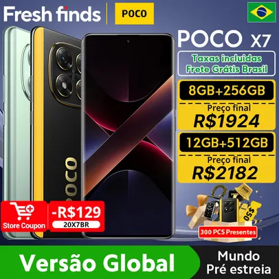 Smartphone POCO X7 Versão Global