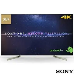 Smart TV 4K Sony LED 65” com X-Motion Clarity, 4K X-Reality Pro, UpScalling e Wi-Fi - XBR-65X905F