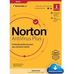 KaBuM! - Norton 360 Antivirus Plus 2GB para 1 Dispositivo, 12 meses, Digital para Download - ESD 21405568