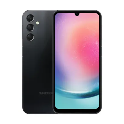  (2 unidades) Smartphone Samsung Galaxy A24, 128GB, 4GB RAM, Tela Infinita de 6.5" Dual Chip Preto