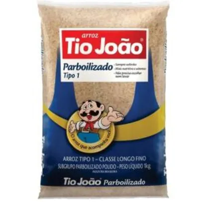 [7UN| R$8,19 com AME] Arroz Tio João Parbolizado - 1kg | R$ 16