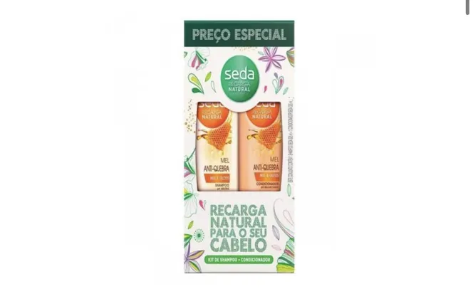 Kit Seda Mel Antiquebra Shampoo + Condicionador com 325ml cada