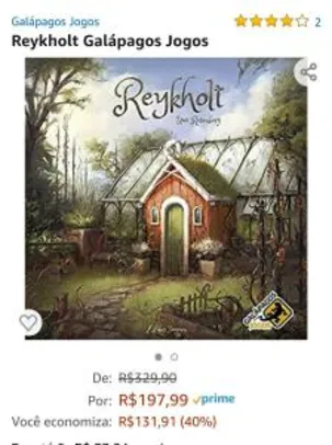 Reykholt Board Game - R$198