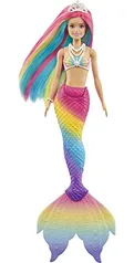 Barbie, Mattel, Fan Sereia Muda De Cor, GTF89, Rosa