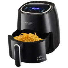 Fritadeira Mallory Air Fryer Digital Premium 5,5Litros - Painel 100% Digital - 1500W de Potência - 127V