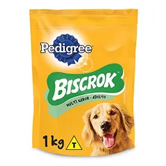 [REC/+Por-] PEDIGREE Biscoito Pedigree Biscrok Para Cães Adultos Multi 1 Kg