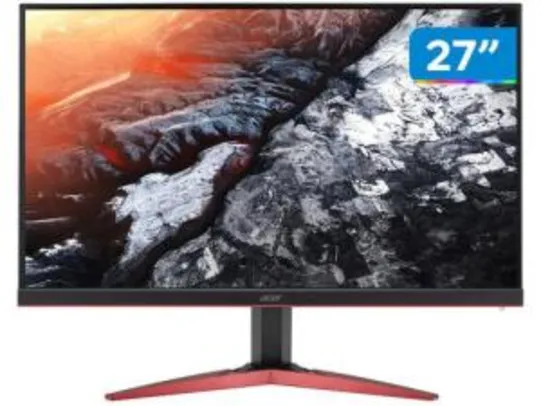 (Cliente ouro + APP) Monitor Gamer Acer KG271 P Full Hd 1ms 165hz 27 | R$1444