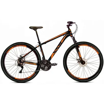 Bicicleta Xks Aro 29 Alumínio Freio A Disco 21v - Preta com Laranja - Quadro 21 R$890