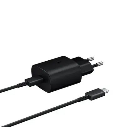 Carregador de Parede Samsung Super Fast Charging 25W, Preto -