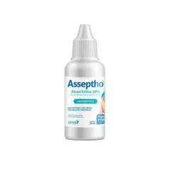 [R$0,49] ÁLCOOL 70% ASSEPTHO ANTISSÉPTICO REFIL 30ML